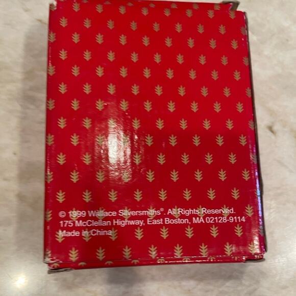 Santa Claus place card holders silver plated set of 4 New in Box - Picture 7 of 8